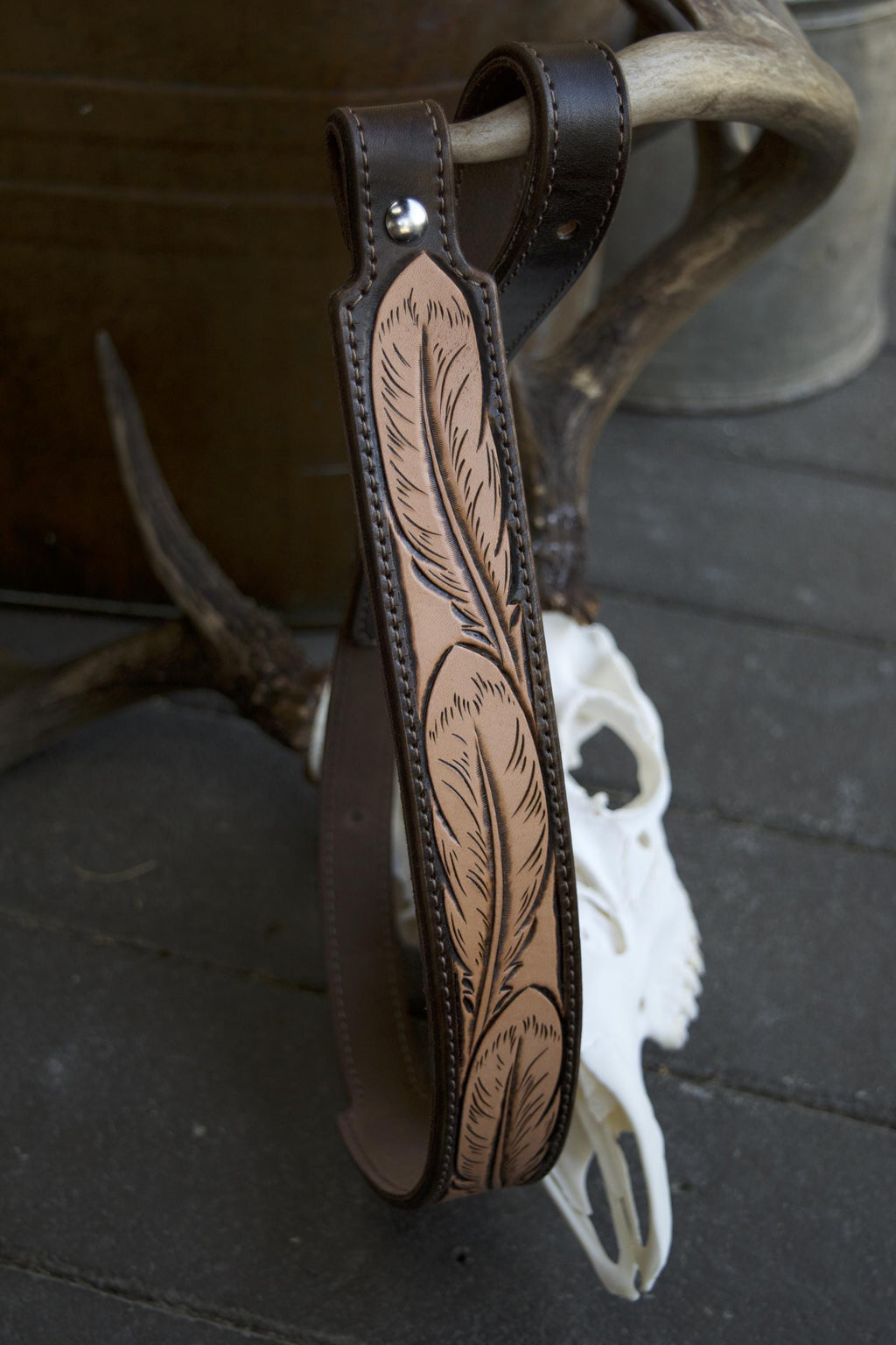 Feather Gun Sling, Brown