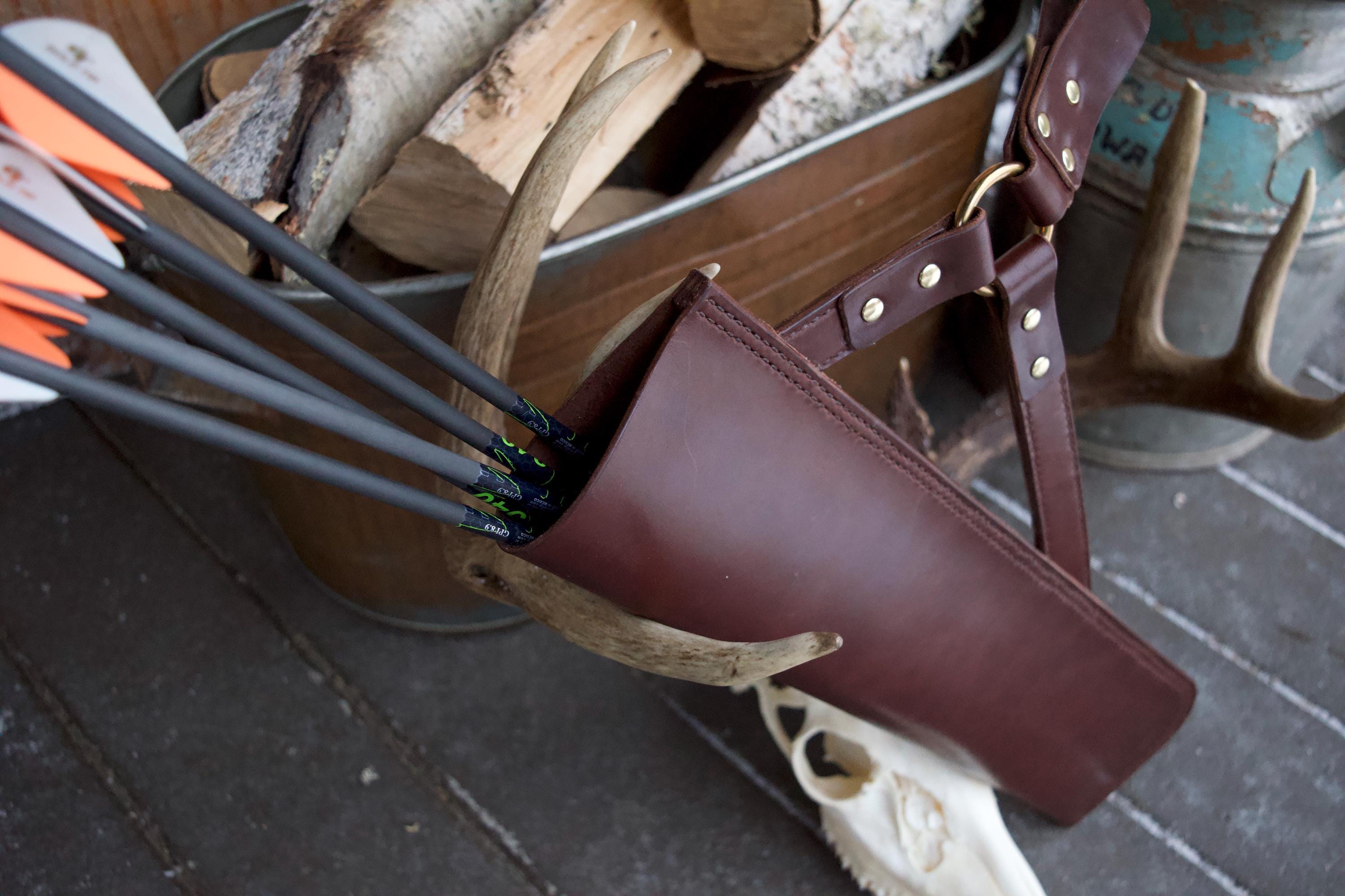 Hip Quiver, Dark Brown