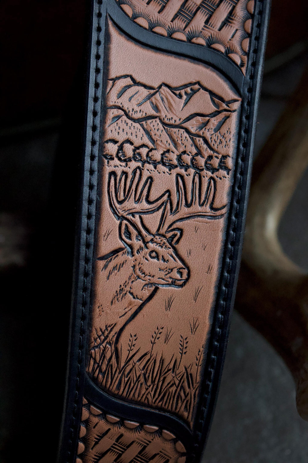 Whitetail Deer Gun Sling, Black