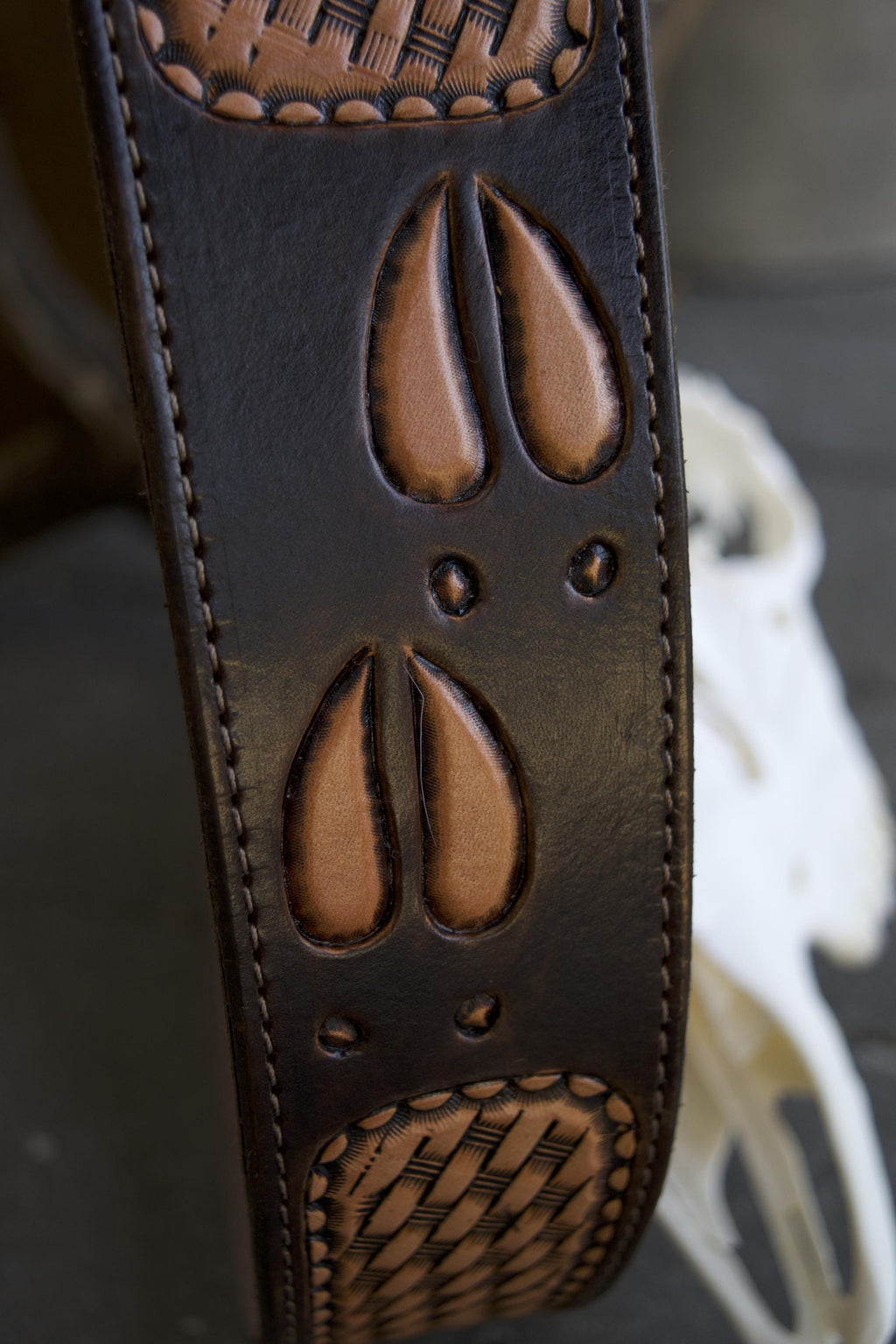 Deer Track Gun Sling, Brown